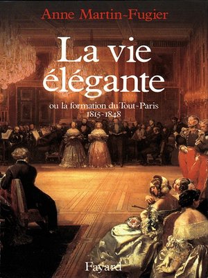 cover image of La Vie élégante